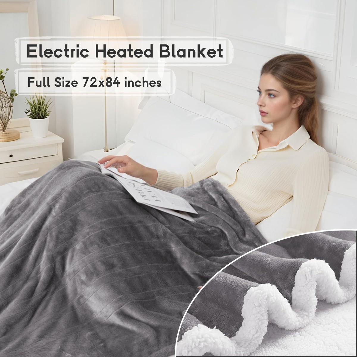 Minervada blanket care in machine wash preserves softness.
