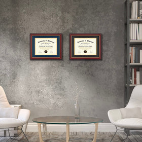 Minesaxel diploma frame protective plexiglass keeps document safe