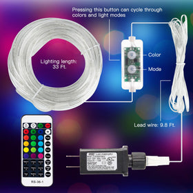 Minetom twinkle LED rope light adds soft, festive glow to spaces.