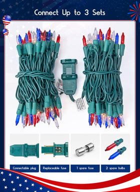 Minetom easy-installation lights for trees, porches, and balconies.