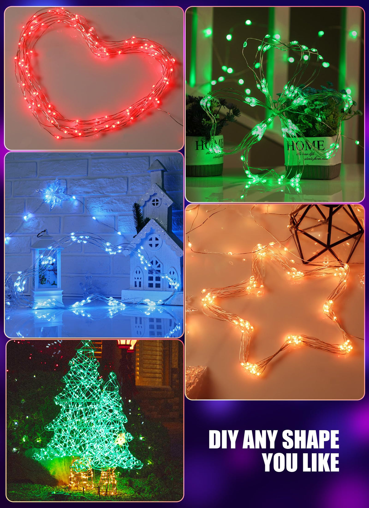 Minetom lights fit mason jars for chic DIY lanterns.