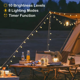 Minetom Globe Lights enhancing a wedding venue with warm, decorative glow.