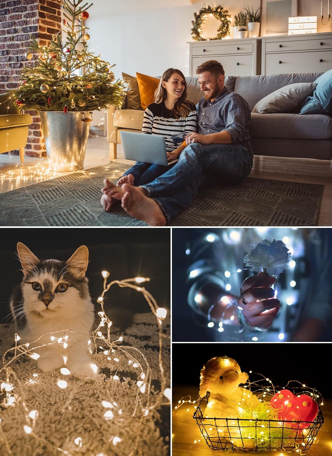 Minetom outdoor-ready lights create patio or garden ambience.