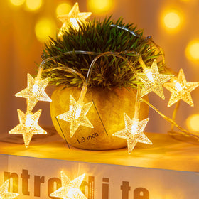 Minetom Star String Lights timer function enables hands-free nightly glow.