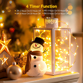 Minetom warm white glow adds cozy ambience to bedrooms and living spaces.