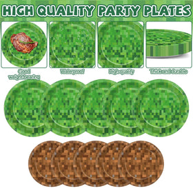 MinFyberd Pixel napkins 12.9-inch absorbent for quick celebrations cleanup