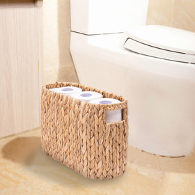 MINHKUST bathroom organizer basket complements rooms and styles while reducing clutter