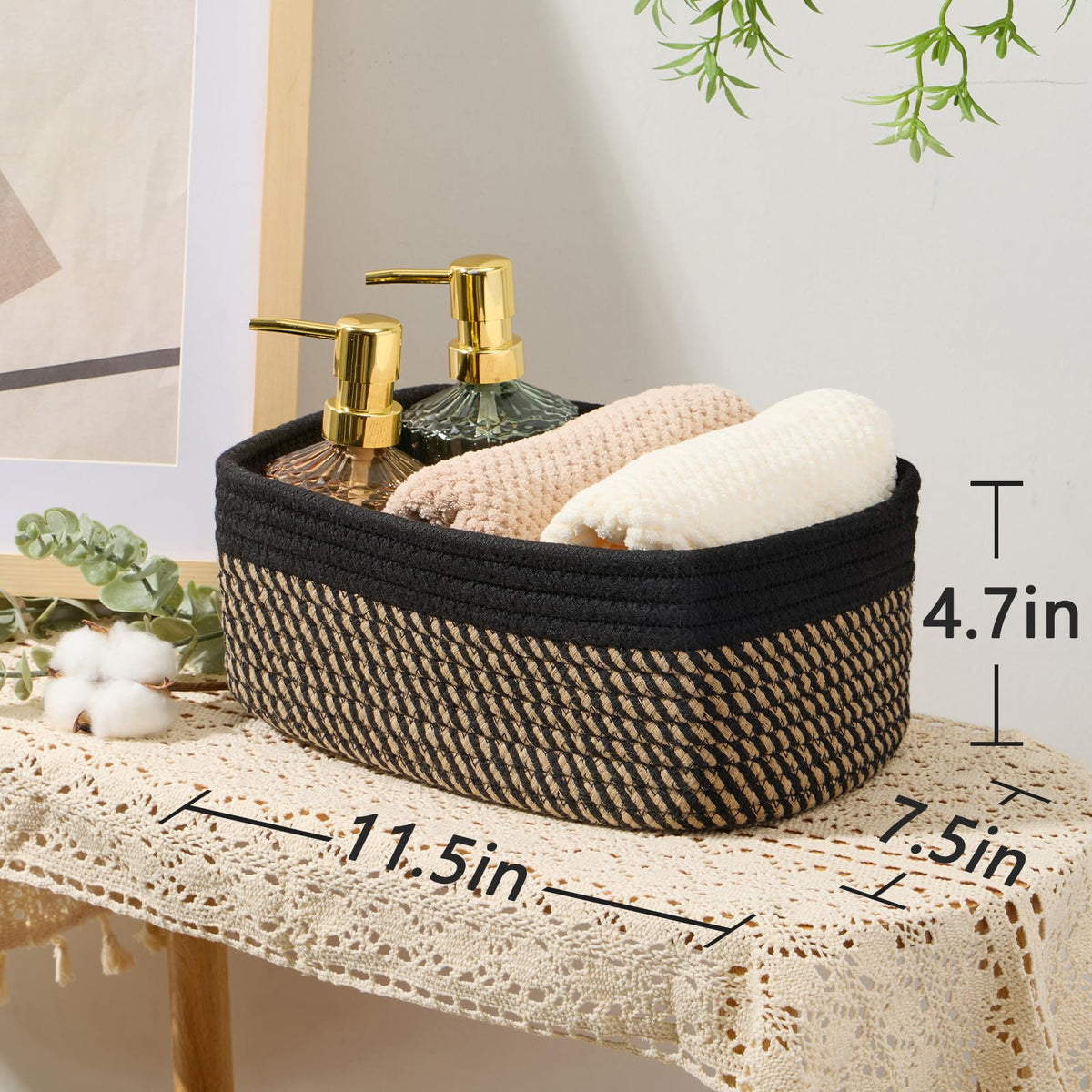 MiniArk decorative baskets tidy closets and drawers.