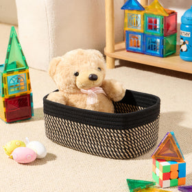 MiniArk soft cotton rope baskets are durable and safe.