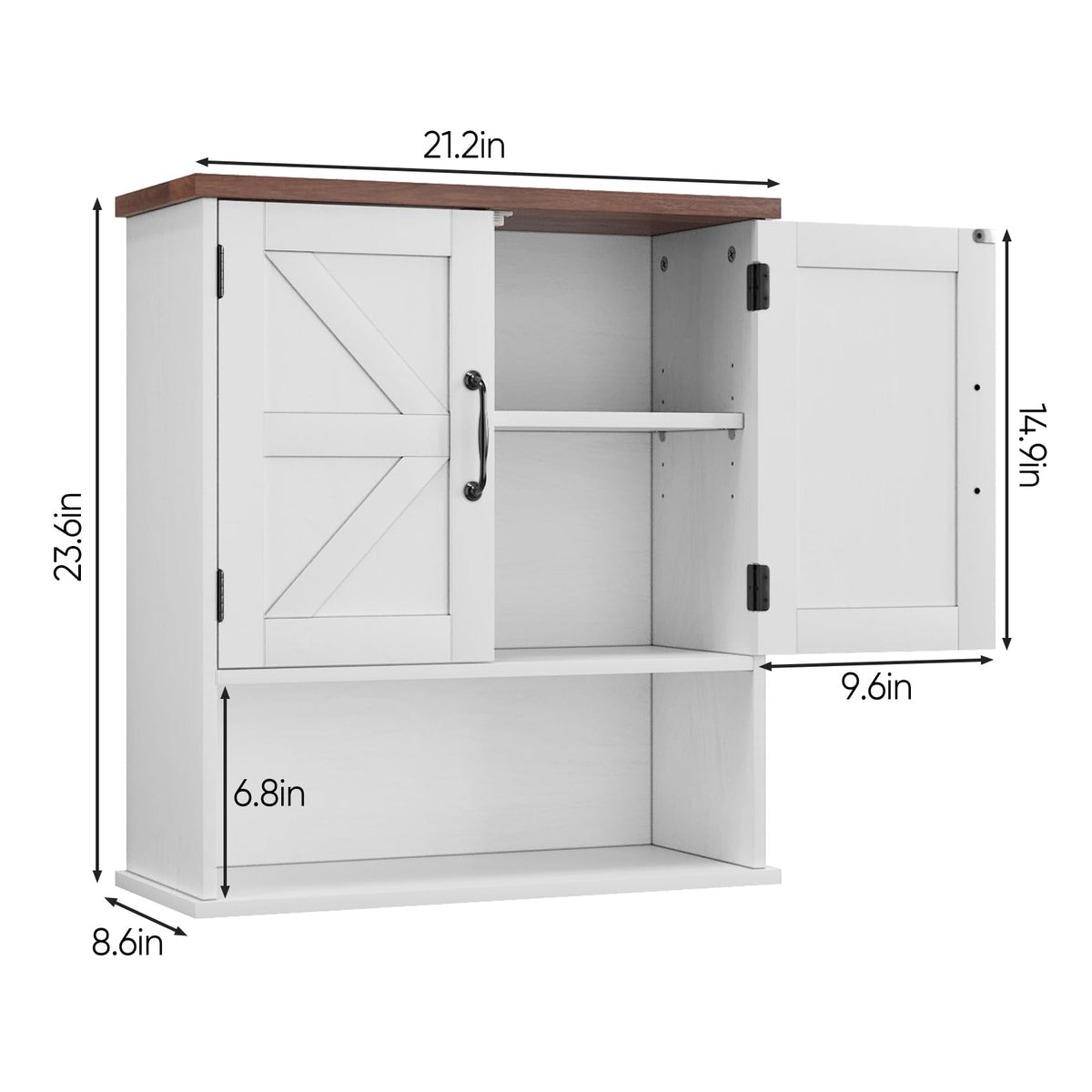 Mino Kesper wall-mounted cabinet offers compact design for easy installation