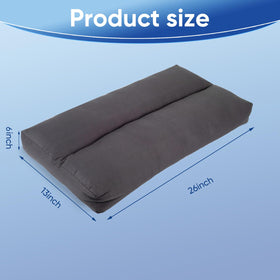 MINUPWELL knee pillow between knees helps keep legs aligned for restful sleep.