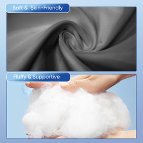 MINUPWELL knee pillow cover is machine-washable for easy cleaning.