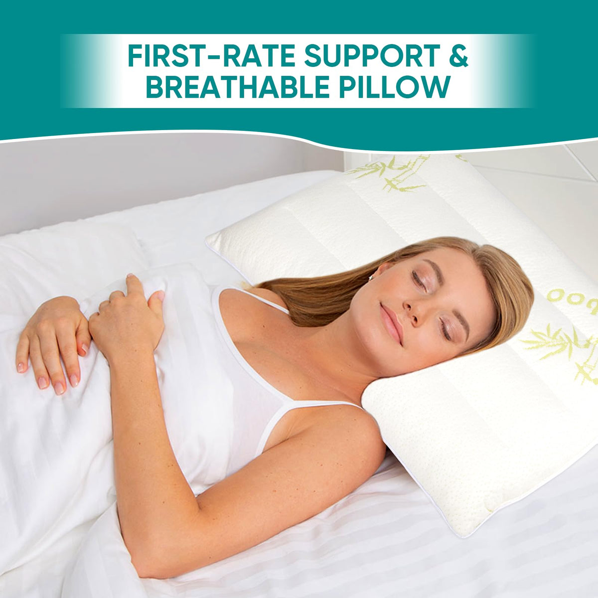 MINUPWELL Ultra Thin Pillow soft breathable cover provides cool nights and moisture control.