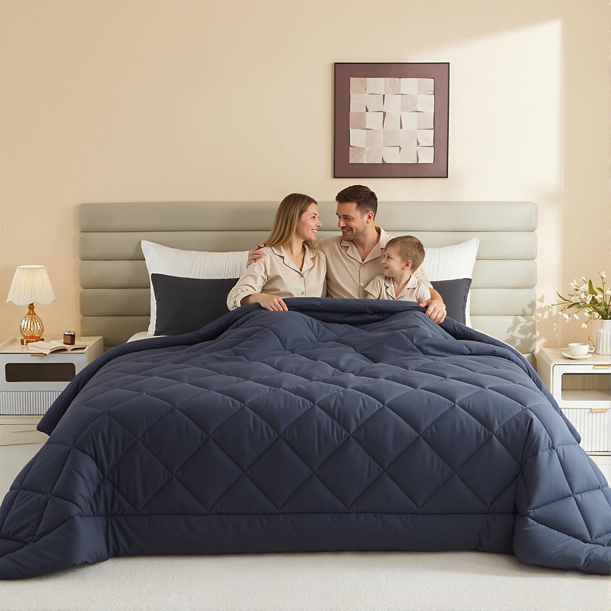 MIOTO wide coverage protects sheets and bedding from nightly use.
