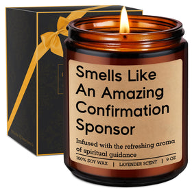 Miracu Candle confirmation-sponsor-gift: a thoughtful token for appreciation during confirmation ceremonies.
