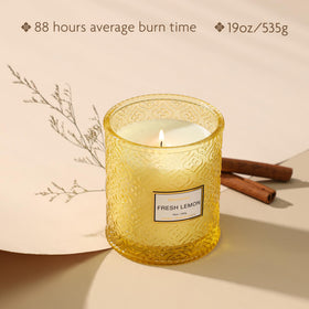 MIRASCENTS Candle offers up to 88 hours of fragrance and ambience