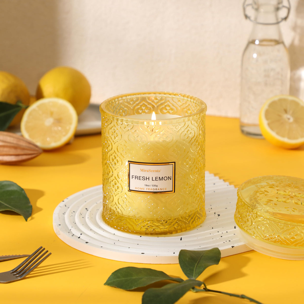 MIRASCENTS Citrus aroma candle helps refresh spaces across seasons