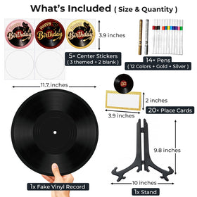 Miravoo record display stand showcasing signed keepsake