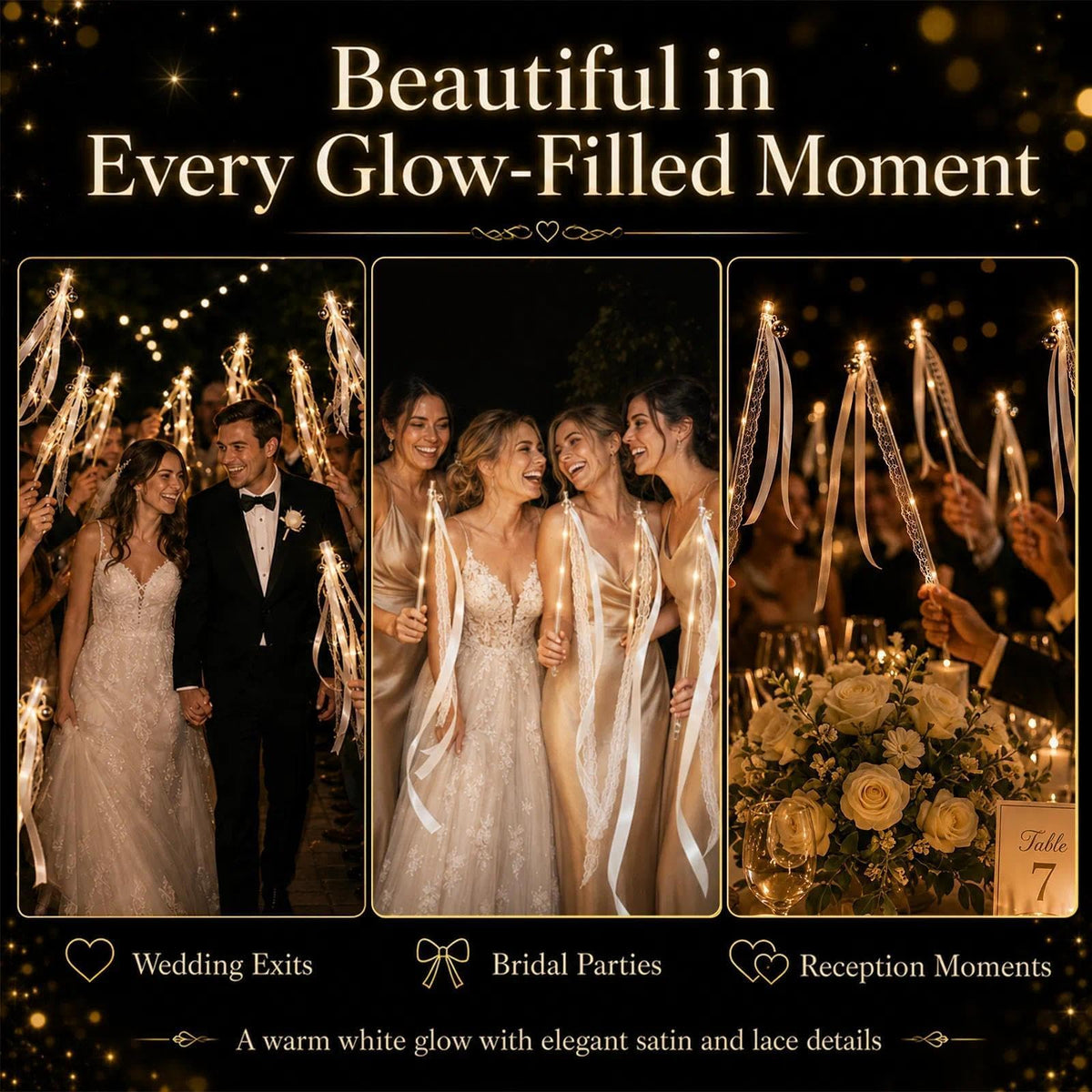 MiraWish wand enhances photos with gentle light and flowing ribbons