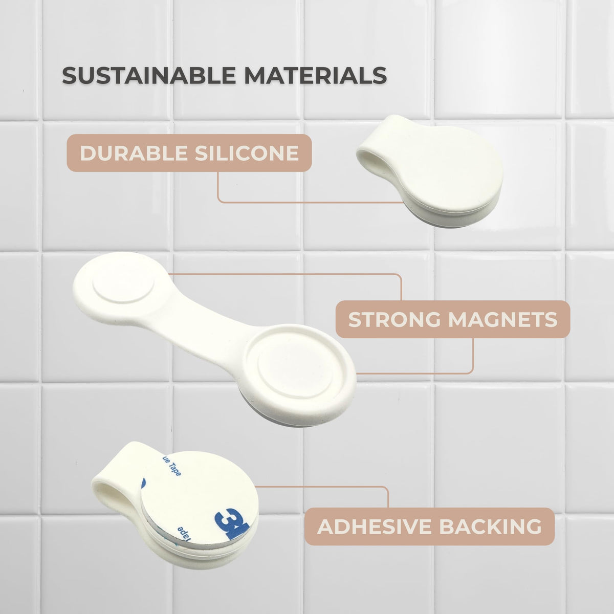 MiReDe self adhesive wall clip removes cleanly without residue for renters