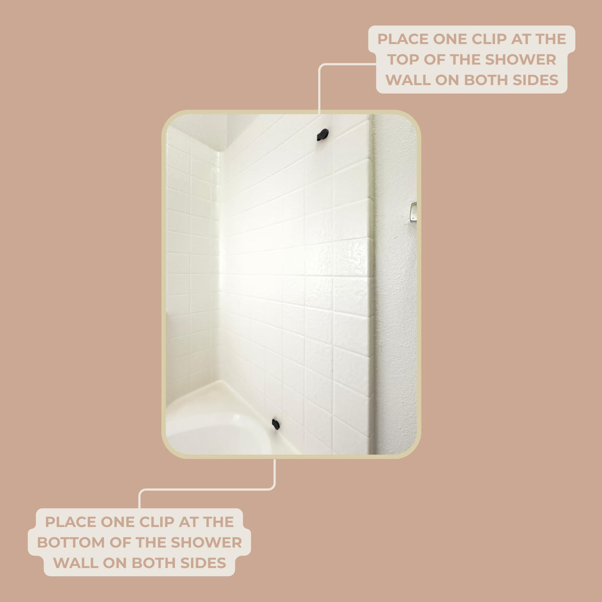 MiReDe 4 pack doubles as loofah or washcloth holder in the shower