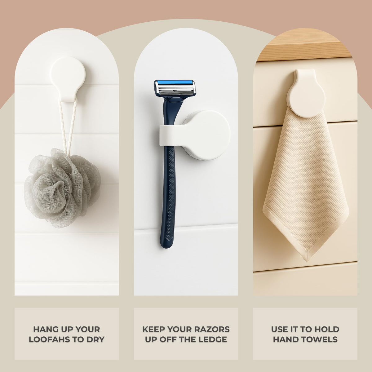 MiReDe ideal for walk in showers with no drill installation