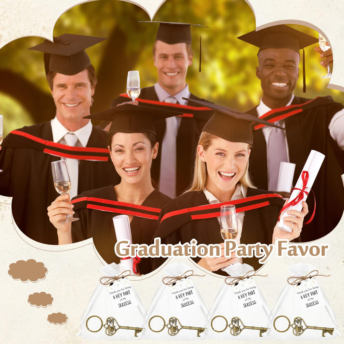 Misdary 50-pc graduation favor set for large celebrations