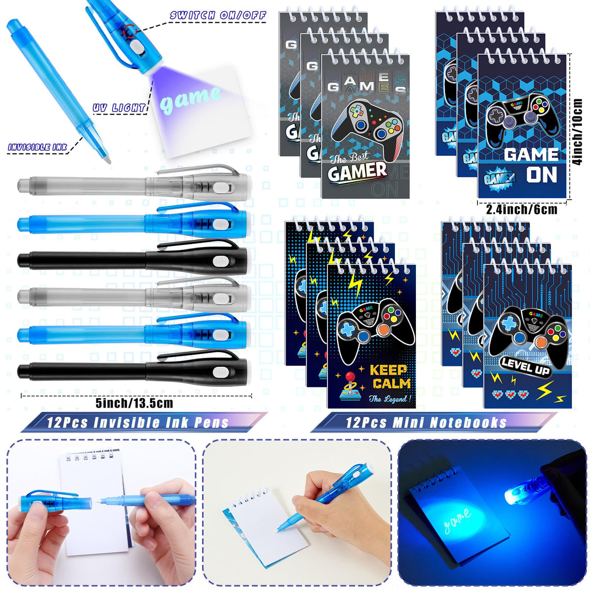 Mishopy invisible ink pens provide playful mystery for kid notes.