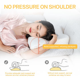 Misiki detachable washable cover keeps your pillow fresh.