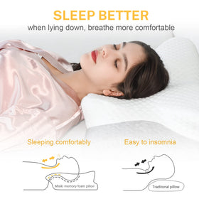 Misiki pillow supports side, back, and stomach sleepers.