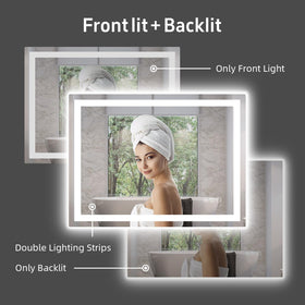 Miskerm color temperature options 3000K, 4000K, 6000K for accurate makeup lighting
