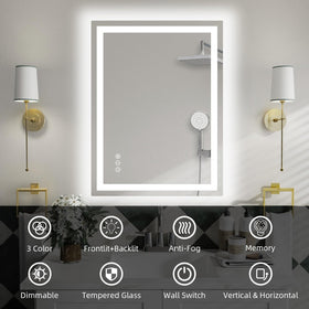 Miskerm easy installation with wall bracket and plug-in power option