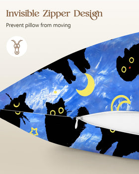 Two-pack displayed on a bed for versatile sleep setups