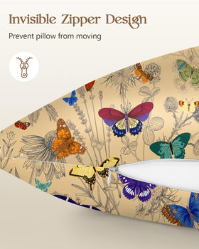Miss Adola butterfly motif and 19 momme label signaling luxury material.