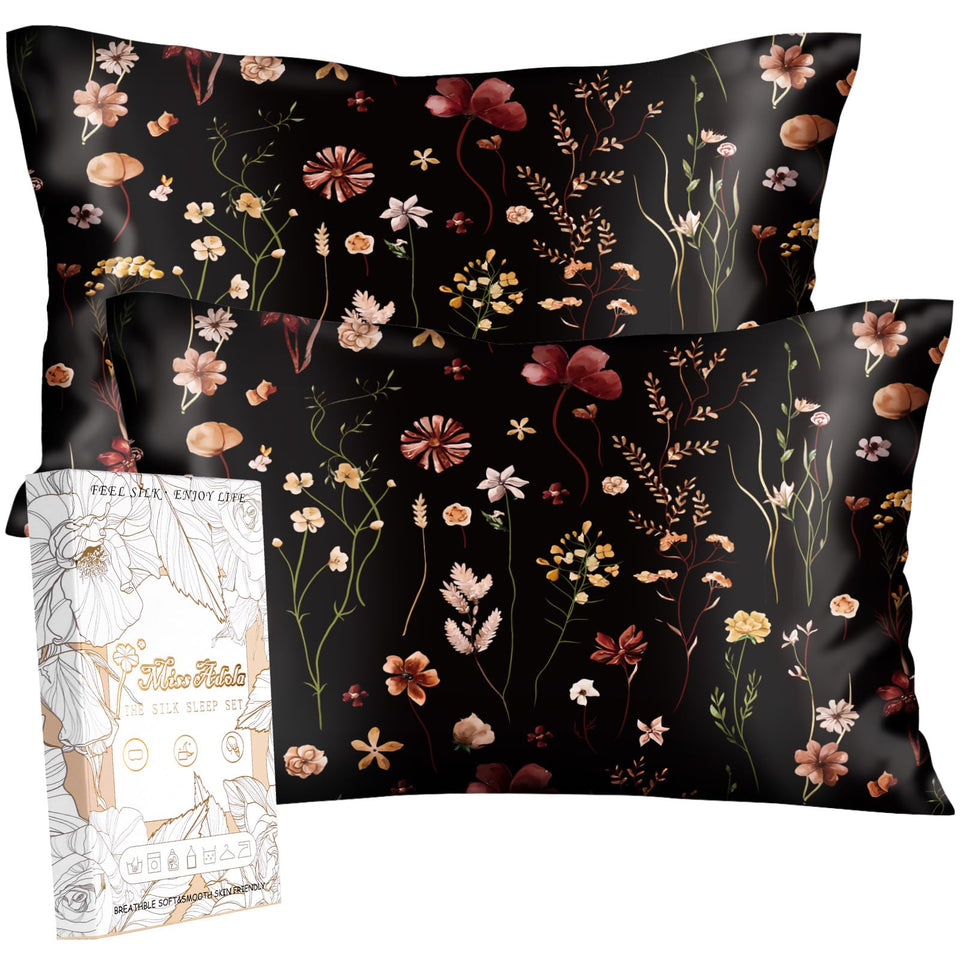 Miss Adola mulberry silk pillowcase with hidden zipper for smooth hair
