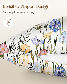 Miss Adola silk pillowcase on a styled bed enhances elegant decor.