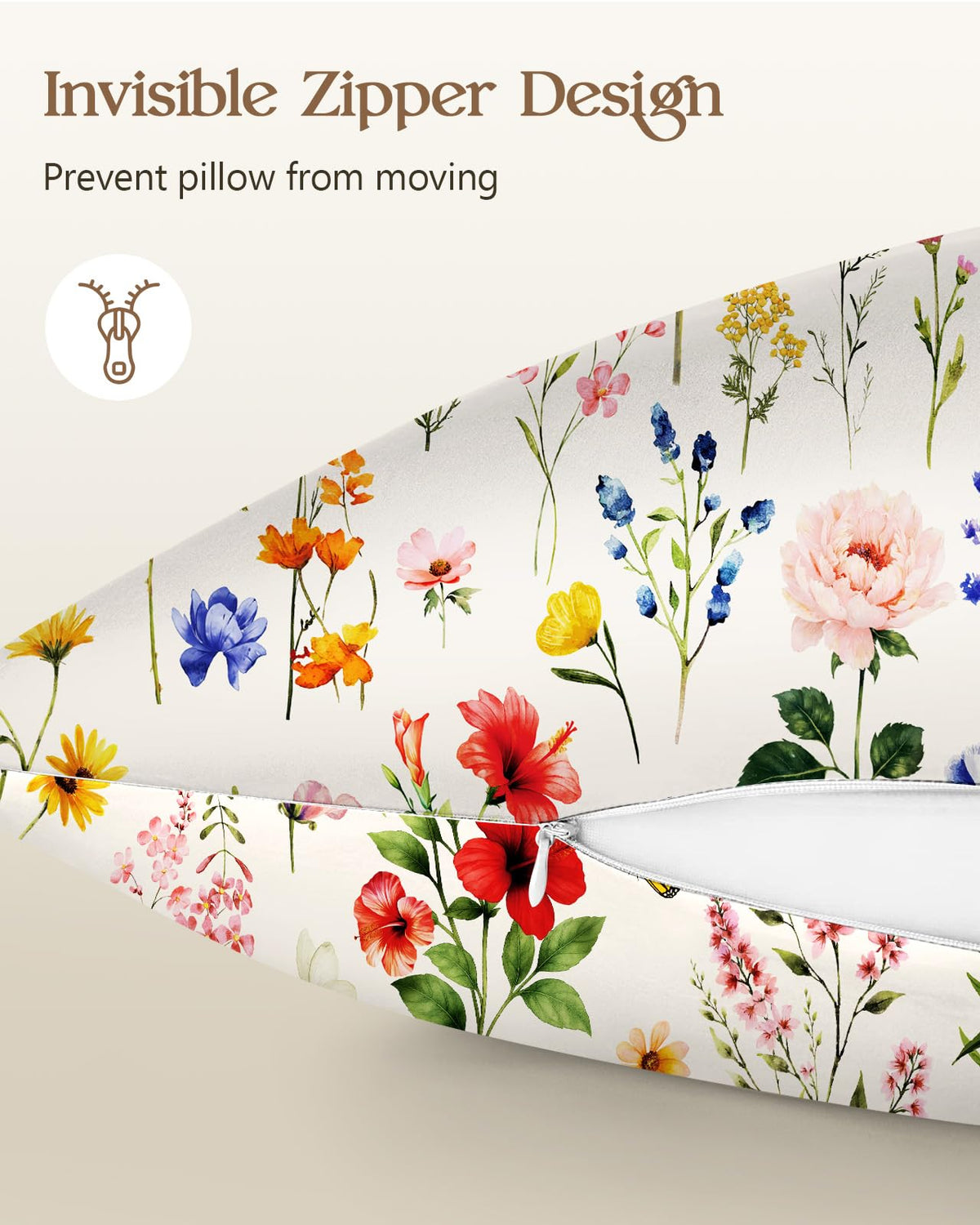 Miss Adola standard-size pillowcase fits most pillows comfortably.