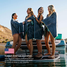 MISSION Tuko lightweight packable towel designed for travel