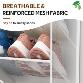 MISSLO 20-pocket layout stores various footwear and keeps closet tidy