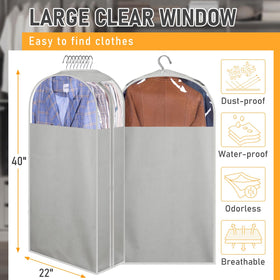 MISSLO three-pack keeps closet tidy while keeping items visible and accessible.