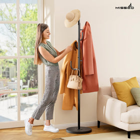 MISSLO coat rack arrives ready to use with simple setup