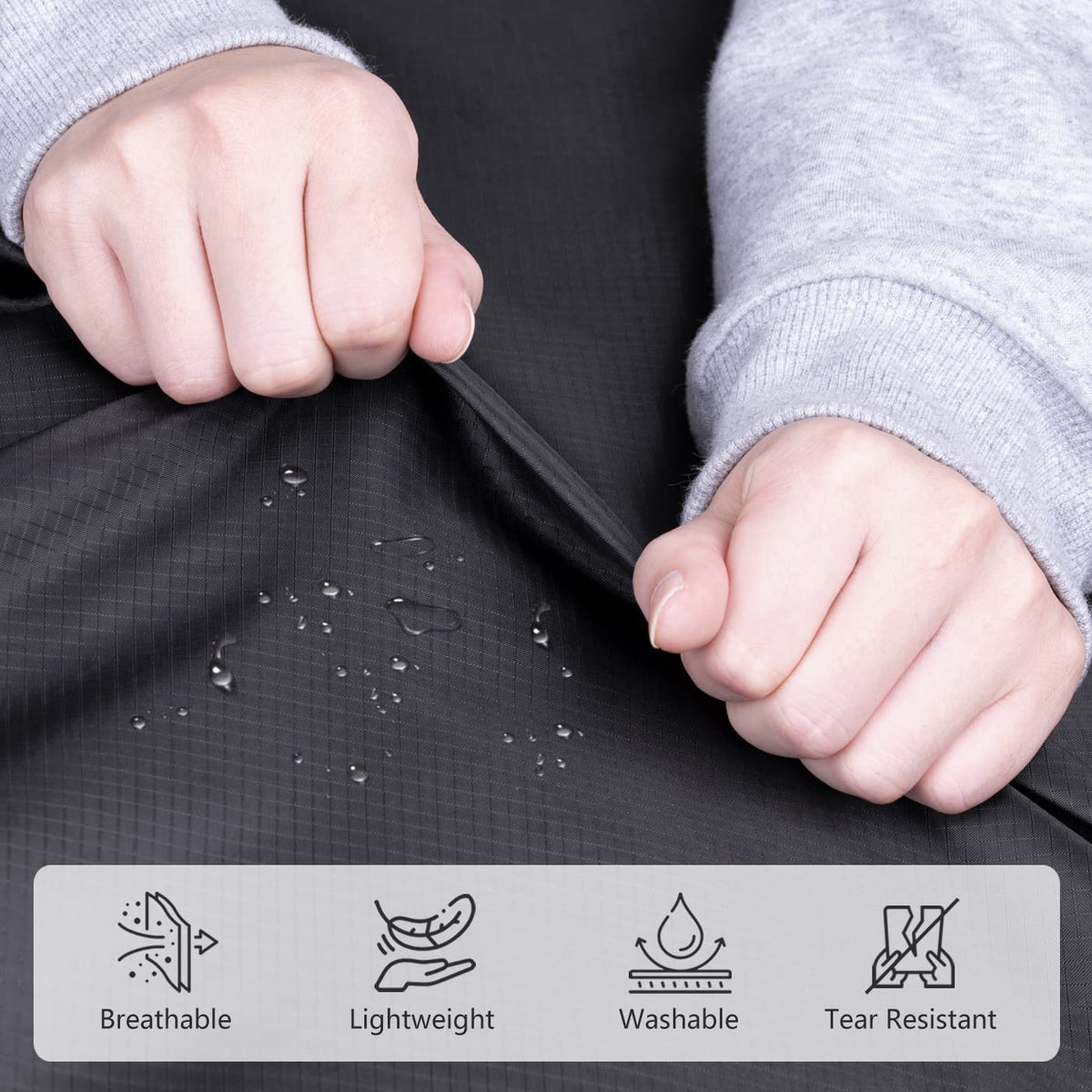 MISSLO 43-inch garment bag fits long coats and suits