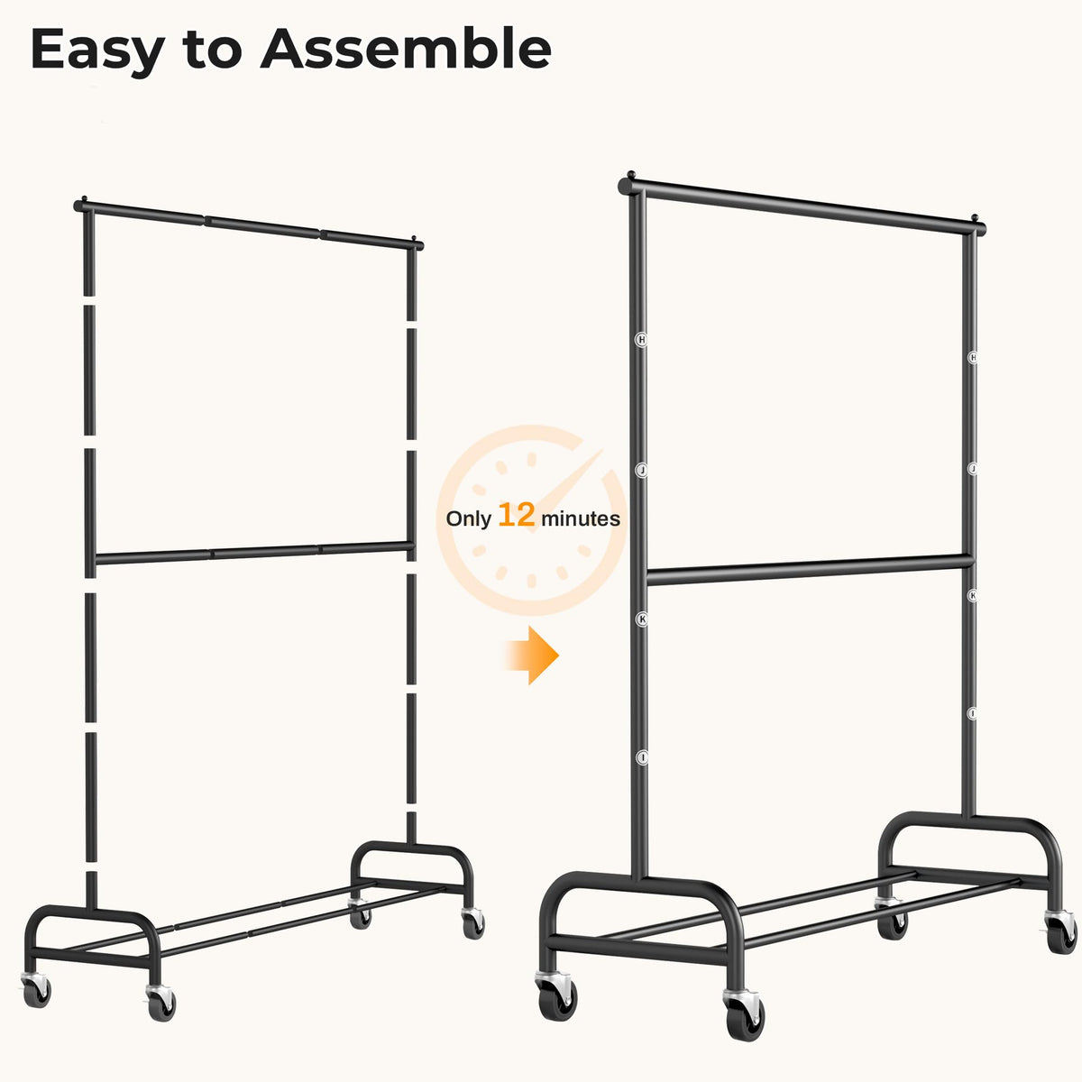 MISSLO folding capability enables compact storage when not in use.