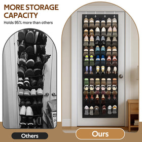 MISSLO 30-pair capacity with large pockets fits size 13 shoes