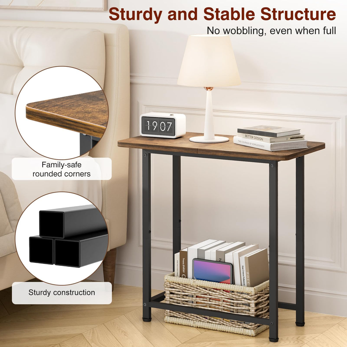 MISSLO assembly ready table ships with clear instructions for quick setup.