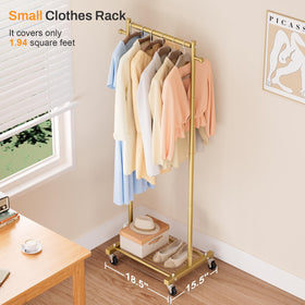 MISSLO side hooks hold bags, hats, scarves for extra organization.