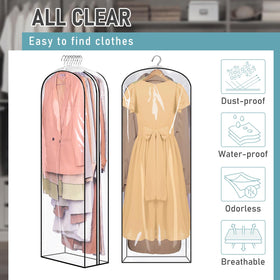 MISSLO breathable top fabric helps minimize odors in stored garments.