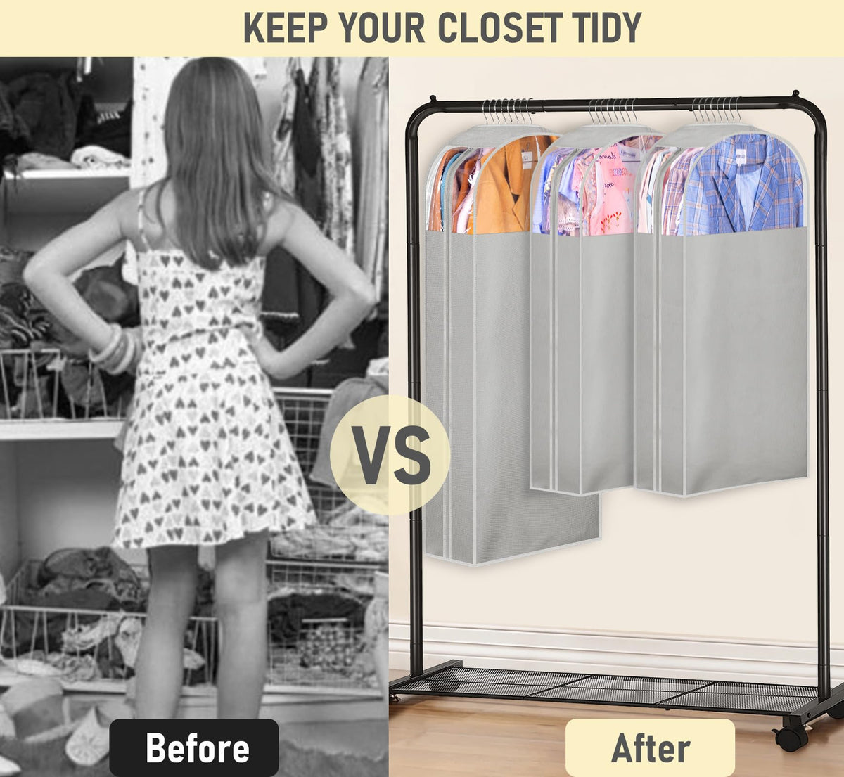 MISSLO breathable top holes reduce odor while stored.