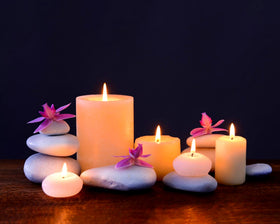 MISSYO Ivory pillar candle fitting standard holders for easy decor.