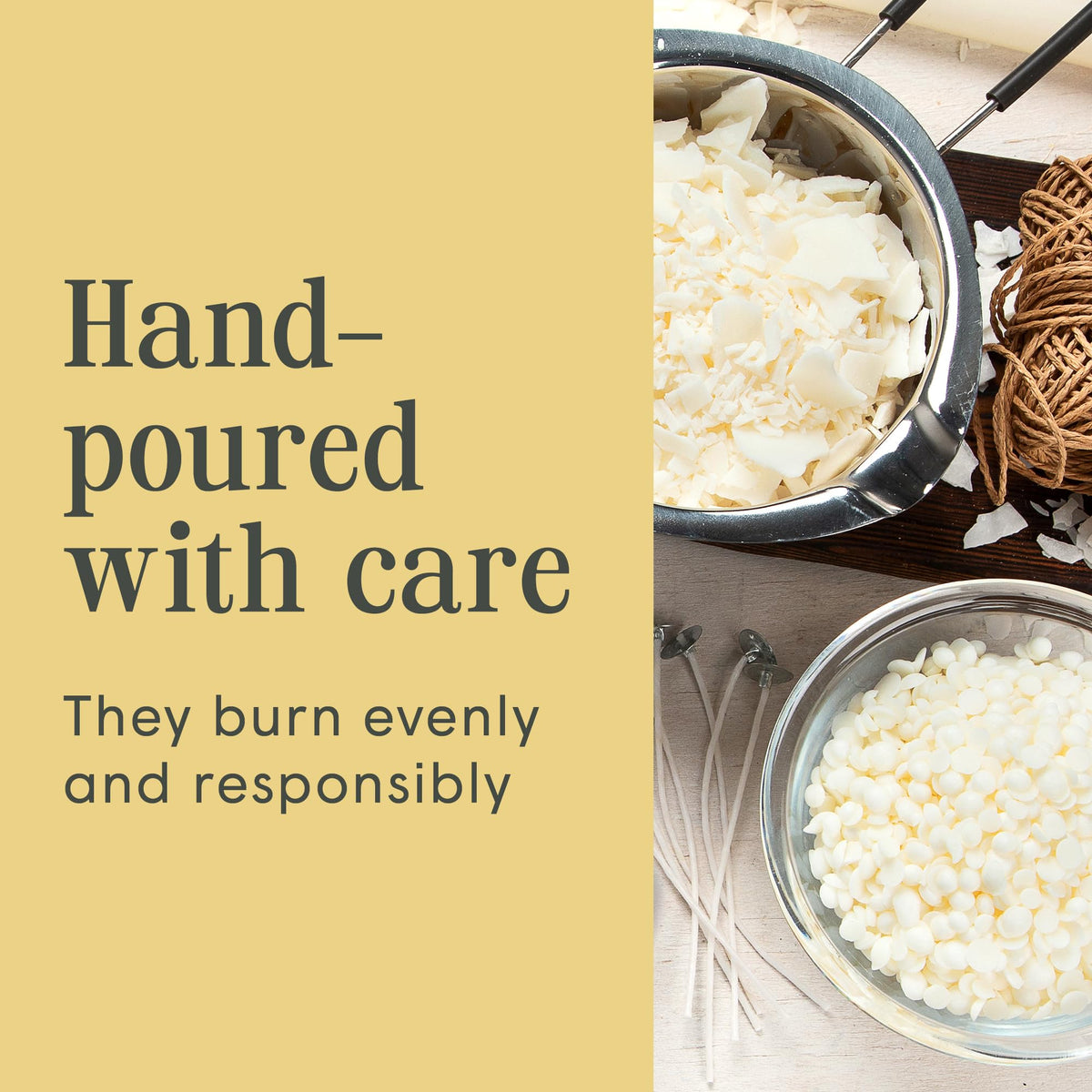 Mister Candle 60-hour burn pillar ideal for extended gatherings.